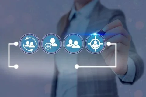 Information Computerization With Infographic Elements And Flat Icons. Latest Stock Photos