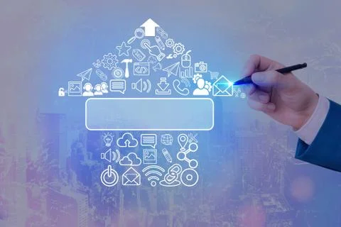 Information Computerization With Infographic Elements And Flat Icons. Latest 库存照片