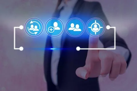 Information Computerization With Infographic Elements And Flat Icons. Latest 写真素材