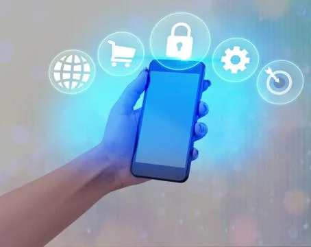 Information Computerization With Infographic Elements And Flat Icons. Latest 库存照片