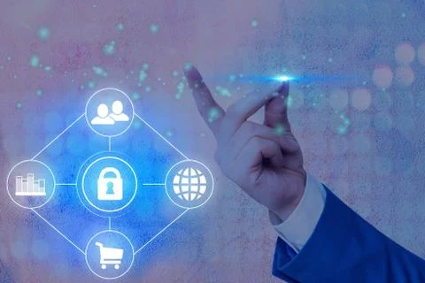 Information Computerization With Infographic Elements And Flat Icons. Latest 库存照片