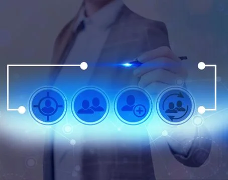 Information Computerization With Infographic Elements And Flat Icons. Latest 库存照片