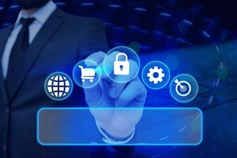 Information Computerization With Infographic Elements And Flat Icons. Latest 库存照片