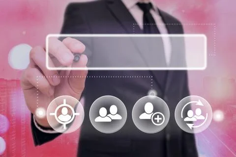 Information Computerization With Infographic Elements And Flat Icons. Latest 写真素材