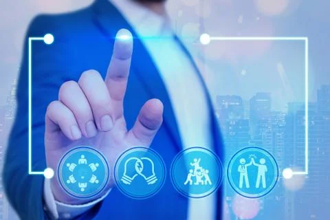 Information Computerization With Infographic Elements And Flat Icons. Latest 스톡 사진