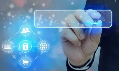 Information Computerization With Infographic Elements And Flat Icons. Latest 库存照片