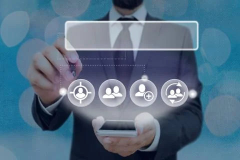 Information Computerization With Infographic Elements And Flat Icons. Latest 库存照片