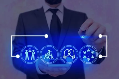 Information Computerization With Infographic Elements And Flat Icons. Latest 库存照片