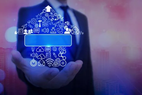 Information Computerization With Infographic Elements And Flat Icons. Latest 库存照片