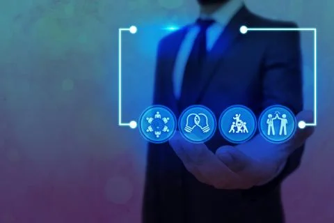 Information Computerization With Infographic Elements And Flat Icons. Latest 库存照片