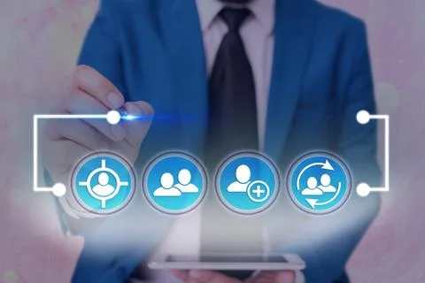 Information Computerization With Infographic Elements And Flat Icons. Latest Stock Photos