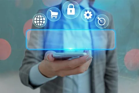 Information Computerization With Infographic Elements And Flat Icons. Latest 库存照片