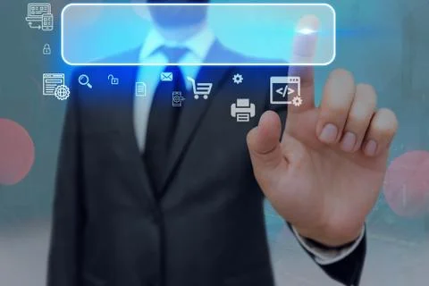 Information Computerization With Infographic Elements And Flat Icons. Latest 库存照片