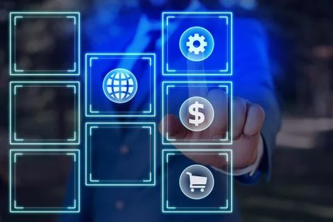 Information Computerization With Infographic Elements And Flat Icons. Latest 库存照片