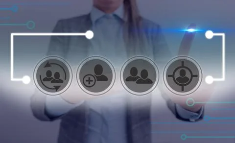 Information Computerization With Infographic Elements And Flat Icons. Latest 스톡 사진