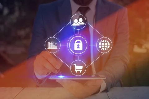 Information Computerization With Infographic Elements And Flat Icons. Latest 库存照片