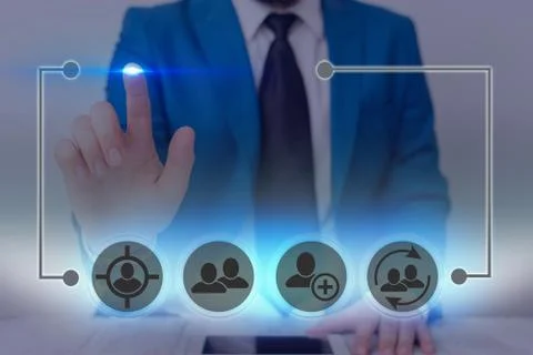 Information Computerization With Infographic Elements And Flat Icons. Latest 写真素材