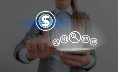 Information Computerization With Infographic Elements And Flat Icons. Latest 库存照片