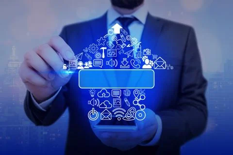 Information Computerization With Infographic Elements And Flat Icons. Latest 库存照片