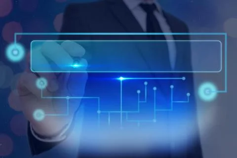 Information Computerization With Infographic Elements And Flat Icons. Latest 库存照片