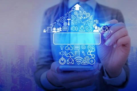 Information Computerization With Infographic Elements And Flat Icons. Latest 库存照片