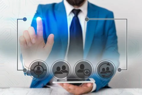 Information Computerization With Infographic Elements And Flat Icons. Latest 库存照片