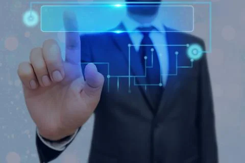 Information Computerization With Infographic Elements And Flat Icons. Latest Foto stock