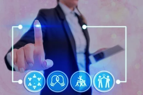 Information Computerization With Infographic Elements And Flat Icons. Latest 库存照片