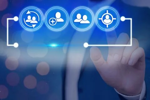 Information Computerization With Infographic Elements And Flat Icons. Latest 스톡 사진