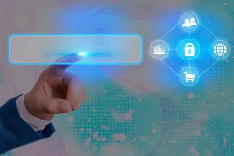 Information Computerization With Infographic Elements And Flat Icons. Latest 库存照片