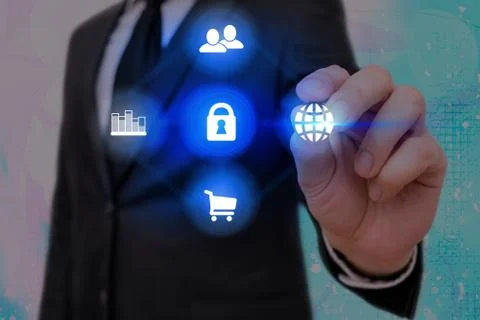 Information Computerization With Infographic Elements And Flat Icons. Latest 库存照片