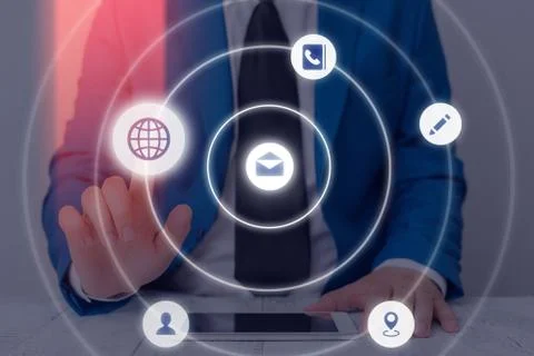 Information Computerization With Infographic Elements And Flat Icons. Latest 库存照片