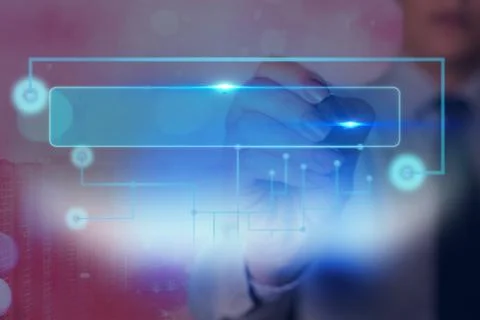 Information Computerization With Infographic Elements And Flat Icons. Latest 库存照片