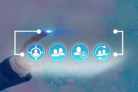 Information Computerization With Infographic Elements And Flat Icons. Latest Foto stock