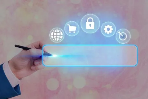 Information Computerization With Infographic Elements And Flat Icons. Latest 库存照片