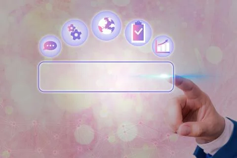 Information Computerization With Infographic Elements And Flat Icons. Latest 库存照片