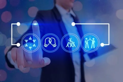 Information Computerization With Infographic Elements And Flat Icons. Latest 库存照片