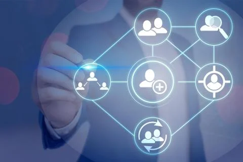 Information Computerization With Infographic Elements And Flat Icons. Latest 写真素材