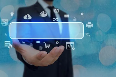 Information Computerization With Infographic Elements And Flat Icons. Latest 库存照片