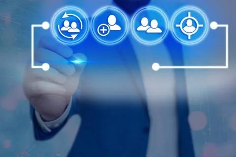 Information Computerization With Infographic Elements And Flat Icons. Latest Foto stock