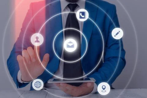 Information Computerization With Infographic Elements And Flat Icons. Latest 库存照片