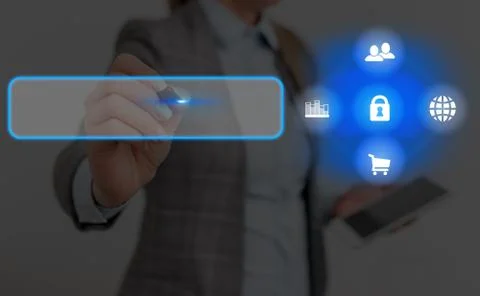 Information Computerization With Infographic Elements And Flat Icons. Latest 库存照片