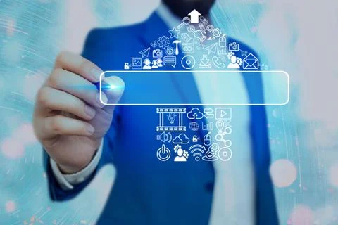 Information Computerization With Infographic Elements And Flat Icons. Latest 库存照片