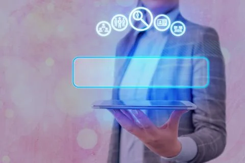 Information Computerization With Infographic Elements And Flat Icons. Latest 库存照片