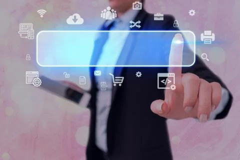 Information Computerization With Infographic Elements And Flat Icons. Latest 库存照片