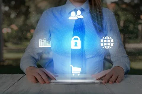 Information Computerization With Infographic Elements And Flat Icons. Latest 库存照片