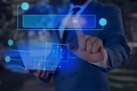 Information Computerization With Infographic Elements And Flat Icons. Latest 库存照片