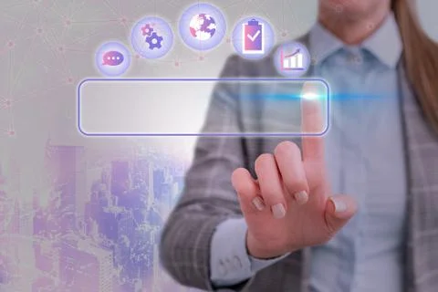 Information Computerization With Infographic Elements And Flat Icons. Latest 库存照片