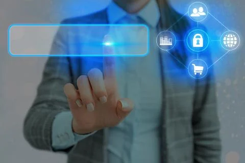 Information Computerization With Infographic Elements And Flat Icons. Latest 库存照片