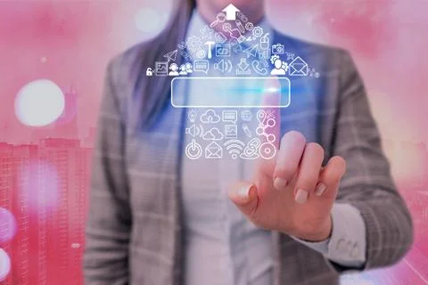 Information Computerization With Infographic Elements And Flat Icons. Latest 库存照片